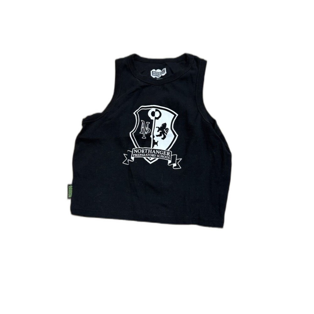 Northanger Preparatory School Black Graphic Tank Top